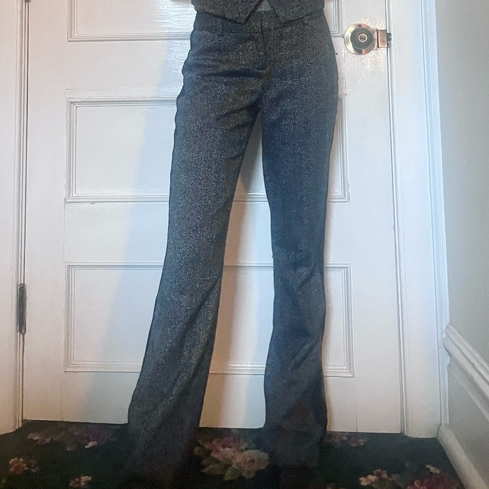Women's Gray Suit Pants - Express 00